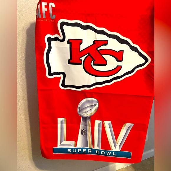 Kansas City Chiefs Super Bowl Banner Flag - Picture 1 of 2